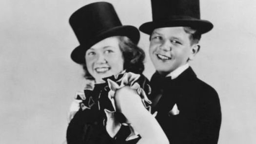 Doris Day and dance act partner Jerry, 1937