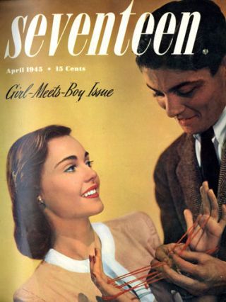 April 1945 Seventeen cover